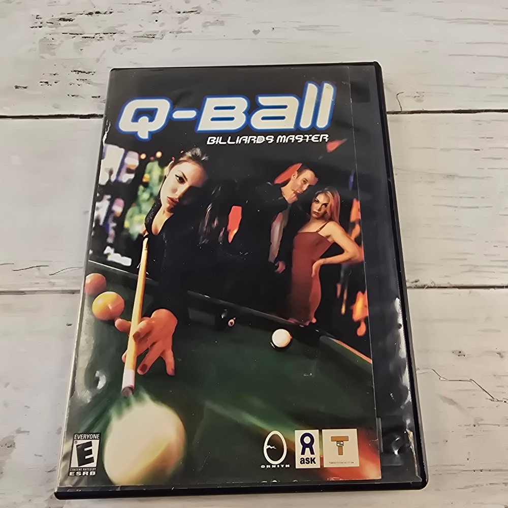 Q-Ball Billiards Master Sony PlayStation 2 PS2 Game with Manual SLUS-20070